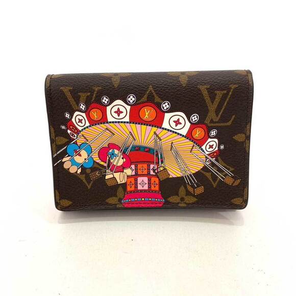 LOUIS VUITTON Wallet Portefeuille Victorine Vivienne Rotating M69754 - Picture 1 of 7